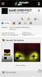 Mobile Screenshot of game-over-foct.deviantart.com