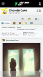 Mobile Screenshot of chowdercake.deviantart.com