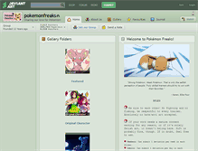 Tablet Screenshot of pokemonfreaks.deviantart.com