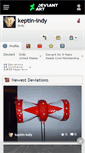 Mobile Screenshot of keptin-indy.deviantart.com