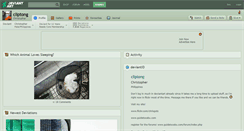 Desktop Screenshot of cliptong.deviantart.com