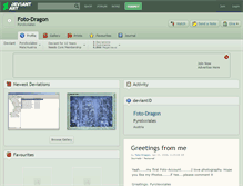 Tablet Screenshot of foto-dragon.deviantart.com