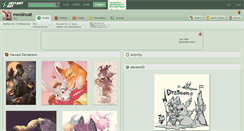Desktop Screenshot of monlincat.deviantart.com