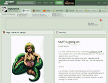 Tablet Screenshot of myszowor.deviantart.com