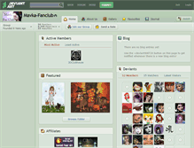 Tablet Screenshot of mavka-fanclub.deviantart.com