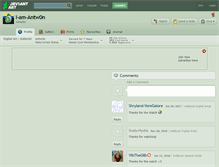 Tablet Screenshot of i-am-antw0n.deviantart.com