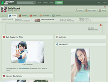 Tablet Screenshot of bellavoce4.deviantart.com