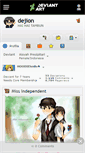 Mobile Screenshot of dejion.deviantart.com