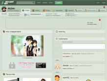 Tablet Screenshot of dejion.deviantart.com