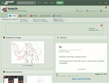 Tablet Screenshot of koopa26.deviantart.com