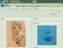 Tablet Screenshot of nanbo.deviantart.com
