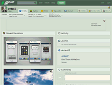 Tablet Screenshot of enterz.deviantart.com