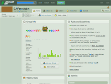 Tablet Screenshot of dj-fan-club.deviantart.com