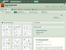 Tablet Screenshot of king-of-diamonds.deviantart.com