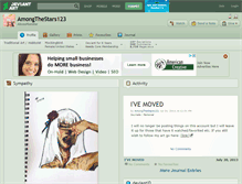 Tablet Screenshot of amongthestars123.deviantart.com