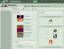 Tablet Screenshot of literaturetf.deviantart.com