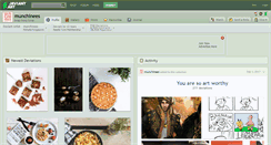 Desktop Screenshot of munchinees.deviantart.com