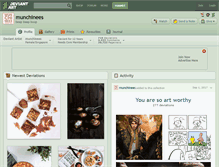 Tablet Screenshot of munchinees.deviantart.com