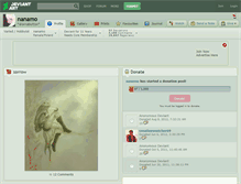Tablet Screenshot of nanamo.deviantart.com