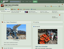 Tablet Screenshot of liger-zero-schneider.deviantart.com