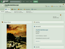 Tablet Screenshot of claudia-kaleidoscope.deviantart.com