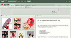 Desktop Screenshot of bunnyjar.deviantart.com