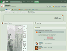 Tablet Screenshot of lilianadc.deviantart.com