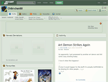 Tablet Screenshot of chibi-chan88.deviantart.com