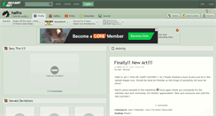 Desktop Screenshot of halfro.deviantart.com