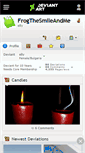 Mobile Screenshot of frogthesmileandme.deviantart.com