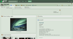 Desktop Screenshot of fell-wolf.deviantart.com