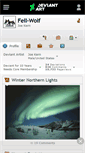 Mobile Screenshot of fell-wolf.deviantart.com