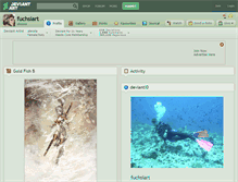 Tablet Screenshot of fuchsiart.deviantart.com