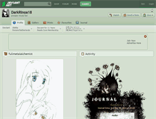 Tablet Screenshot of darkrinoa18.deviantart.com