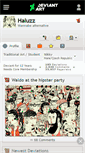 Mobile Screenshot of haluzz.deviantart.com