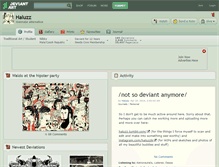 Tablet Screenshot of haluzz.deviantart.com