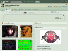 Tablet Screenshot of nefariousdrunkpunx.deviantart.com