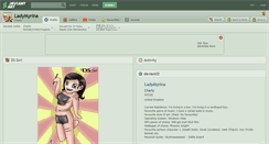 Desktop Screenshot of ladymyrina.deviantart.com