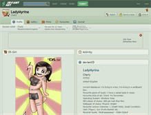 Tablet Screenshot of ladymyrina.deviantart.com