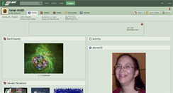 Desktop Screenshot of lunar-moth.deviantart.com