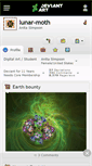 Mobile Screenshot of lunar-moth.deviantart.com
