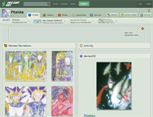 Tablet Screenshot of pitaloka.deviantart.com