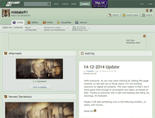 Tablet Screenshot of mistake91.deviantart.com