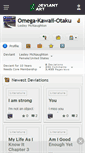 Mobile Screenshot of omega-kawaii-otaku.deviantart.com