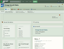 Tablet Screenshot of omega-kawaii-otaku.deviantart.com