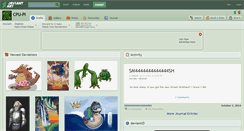 Desktop Screenshot of cpu-pi.deviantart.com