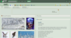 Desktop Screenshot of hazelb.deviantart.com
