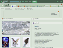 Tablet Screenshot of hazelb.deviantart.com