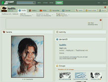 Tablet Screenshot of kadiliis.deviantart.com