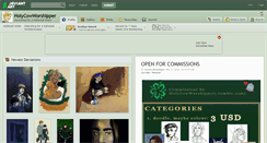 Desktop Screenshot of holycowworshipper.deviantart.com